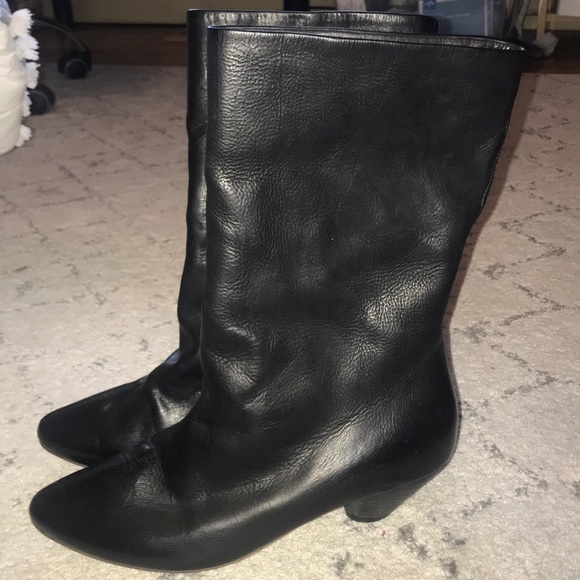 Marsell Shoes - Marsell Black Leather Boots